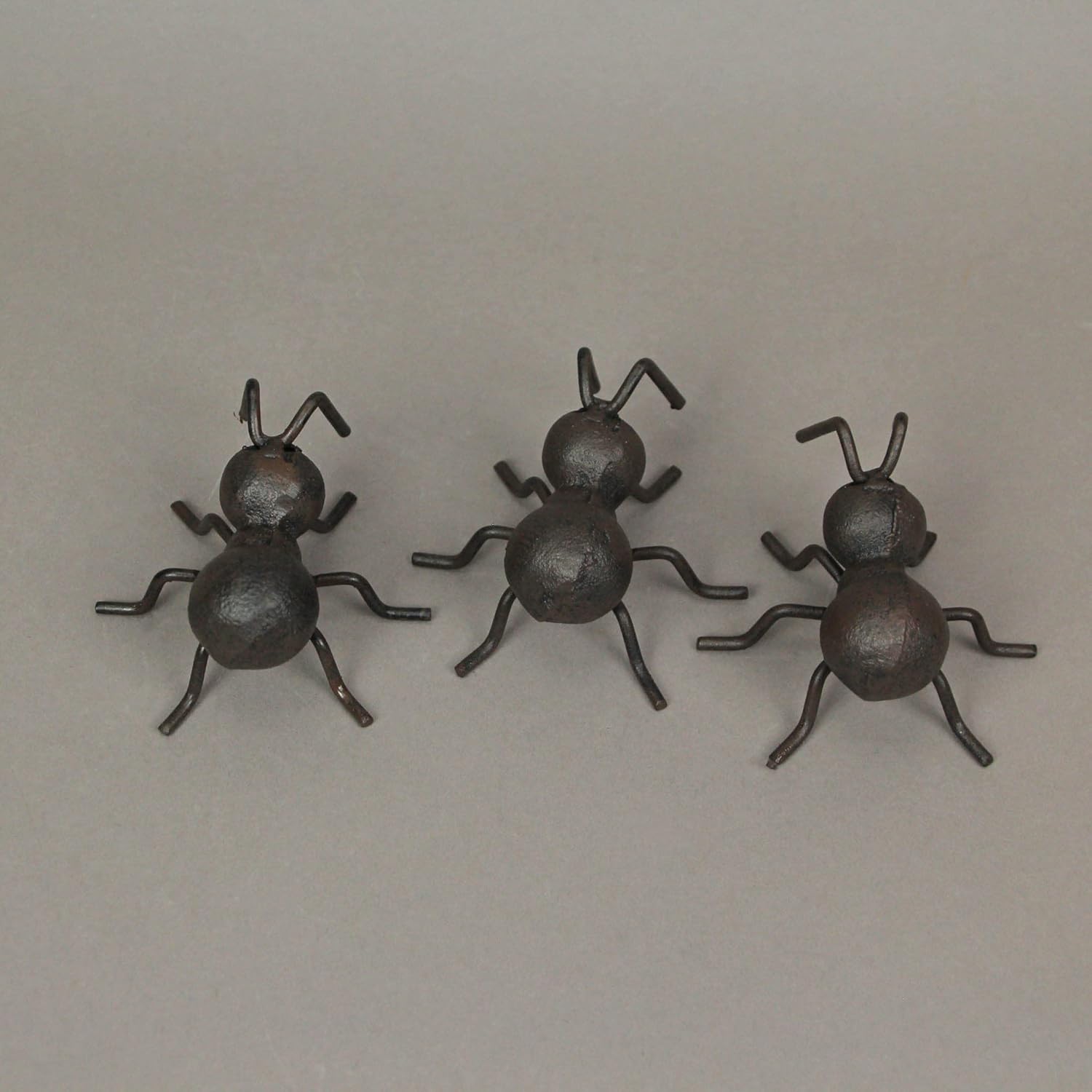 Set of 6 Cast Iron Ant Sculptures Home Garden Decor Metal Outdoor Statue Yard Art