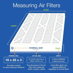 Nordic Pure 16x25x3 (Actual Size: 15 13/16 x 24 5/16 x 3) MERV 14 Trion Bear Cub 266649-101 Replacement Pleated AC Furnace Air Filters 7 Pack