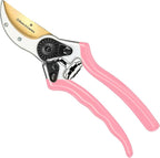 Haus & Garten ClassicPRO 8.5" Premium Titanium Bypass Garden Shears - Use as Pruners, Pruning Shears for Gardening, Hand Pruners, Handheld Garden Clippers, Scissors for Women