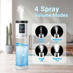2.1 Gal Humidifiers for Bedroom Large Room, 4 Levels Cool Mist Humidifier with Clear Tank, 7 Color Lights Essential Oil Diffuser with 16H Timer, Top Fill Air Humidifier for Home Plants Office