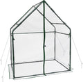 Gardzen Small Walk-in Greenhouse, Heavy Duty Portable Green House for Outside with Sturdy Frame & Clear Cover, Protects Plants from Cold, Rain, 36.2"(L) x53.3(W) x66.1(H)