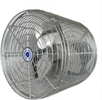 Schaefer VK12-GA VersaKool Air Circulator Fan, Ceiling Wall Mount & Aluminum Blade, 1470 CFM, 1/10 hp, Energy-Efficient Commercial Fan for Patio, Garage, Industrial & Workshop (Silver)