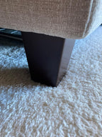 Unfinished Wood Furniture Legs 4 inch Sofa Legs Pack of 4 Square Couch Legs Mid-Century Modern Replacement Legs for Armchair Recliner Coffee Table Dresser(4" H*2.75" W)
