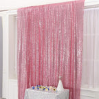 Eternal Beauty Fuchsia Pink Sequin Backdrop, 20x10 Ft Glitter Background Curtains for Shimmer Photography Party Wedding Birthday Back Drop Decor