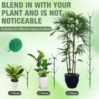 10 Pack Stackable Monstera Plant Support, Climbing Plant Support Structures, Garden Plant Support Stakes for Indoor Outdoor Plants, Plant Holder Stick Moss Pole for Support Tall Potted Plants