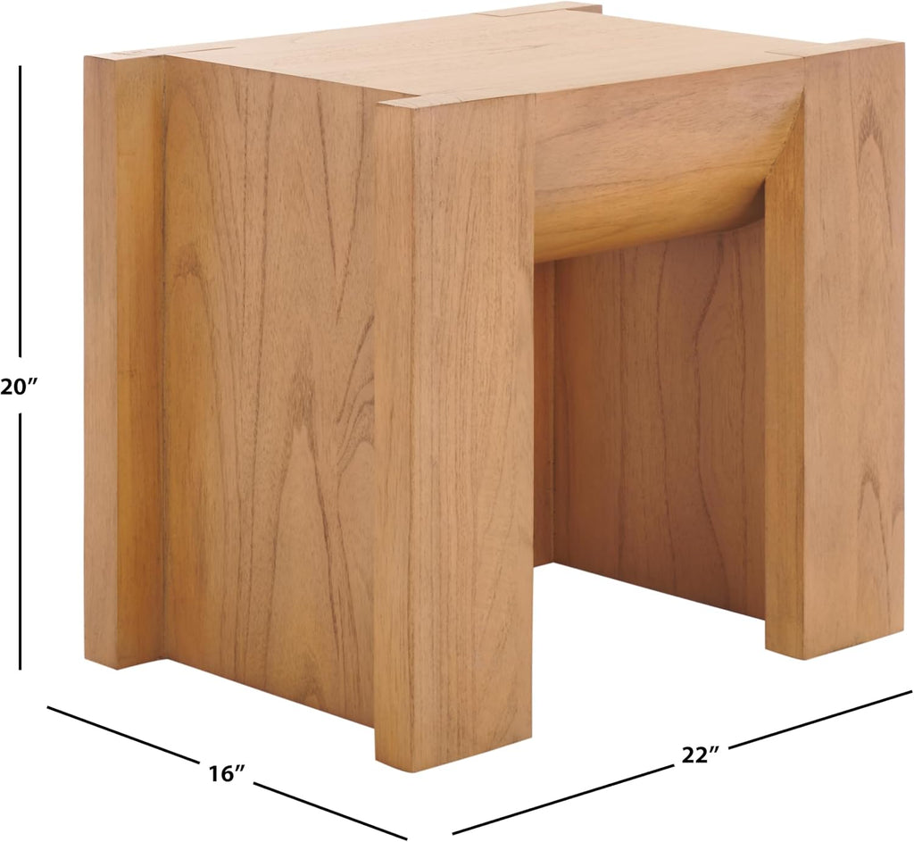 SAFAVIEH Couture Collection - Jessandria Natural Brown Accent Table, Contemporary Design, Fully Assembled (SFV7719A)