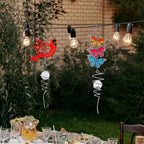 Topadorn 18" Cardinal Metal Wind Spinner - Outdoor Hanging Garden Decor for Yard & Patio