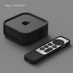 elago Apple TV Mount for Apple TV 4K 3rd Generation | 3 Mount Options (Magnet, Hang, Screw), Fit Size, Prevents overheating