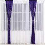 Eternal Beauty Sequin Backdrop Curtains, 2x8 Ft-2 Panels Purple Back Drop for Shimmer Photography Party Wedding Birthday Decor