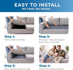 Meliusly Couch Cushion Support Board for Sagging Sofa Cushions (24x72) | Deep Seat Support Under Cushions - Heavy Duty Wood Board for Loveseat & Sectional, for Sagging Couch and Sofa Seats