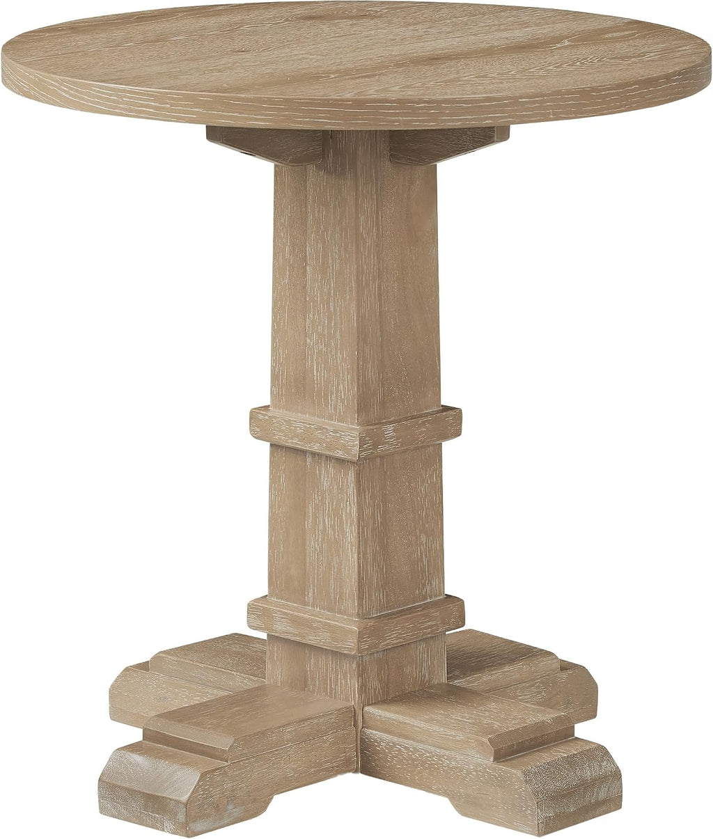 Crosley Furniture Joanna Modern Farmhouse Side Table, End Tables, Accent, Living Room Furniture, Rustic Brown