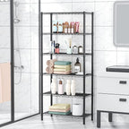 6 Tier Adjustable Storage Shelves,Heavy Duty Metal Utility Shelf 900LBS Capacity,Wire Shelving Unit Organizer Rack for Home,Kitchen,Office,Bathroom,Pantry Room,12" D x 22" W x 69" H,Black