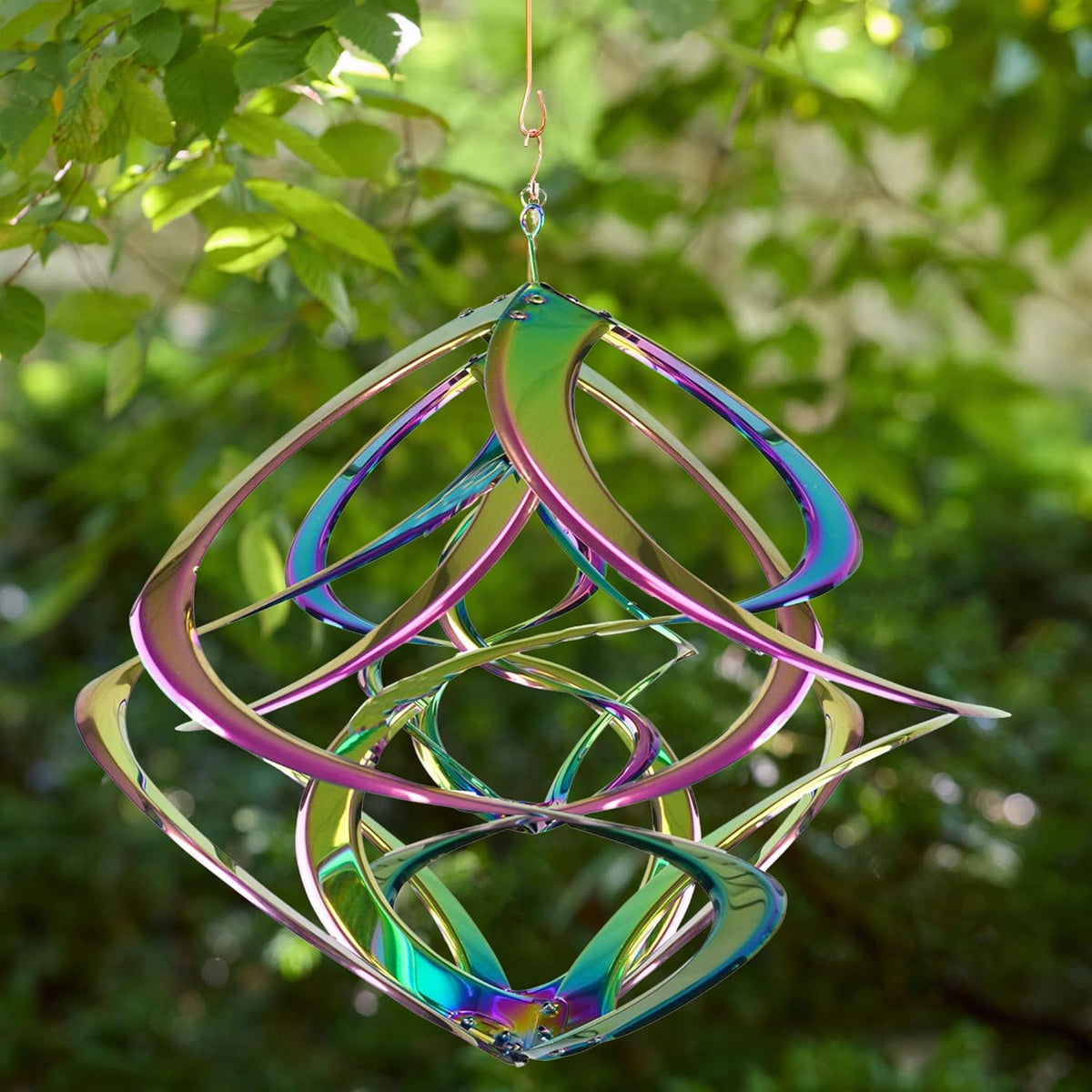 Red Carpet Studios The Original Helix Cosmix Spinner Hanging Triple, 18-Inch, Iridescent