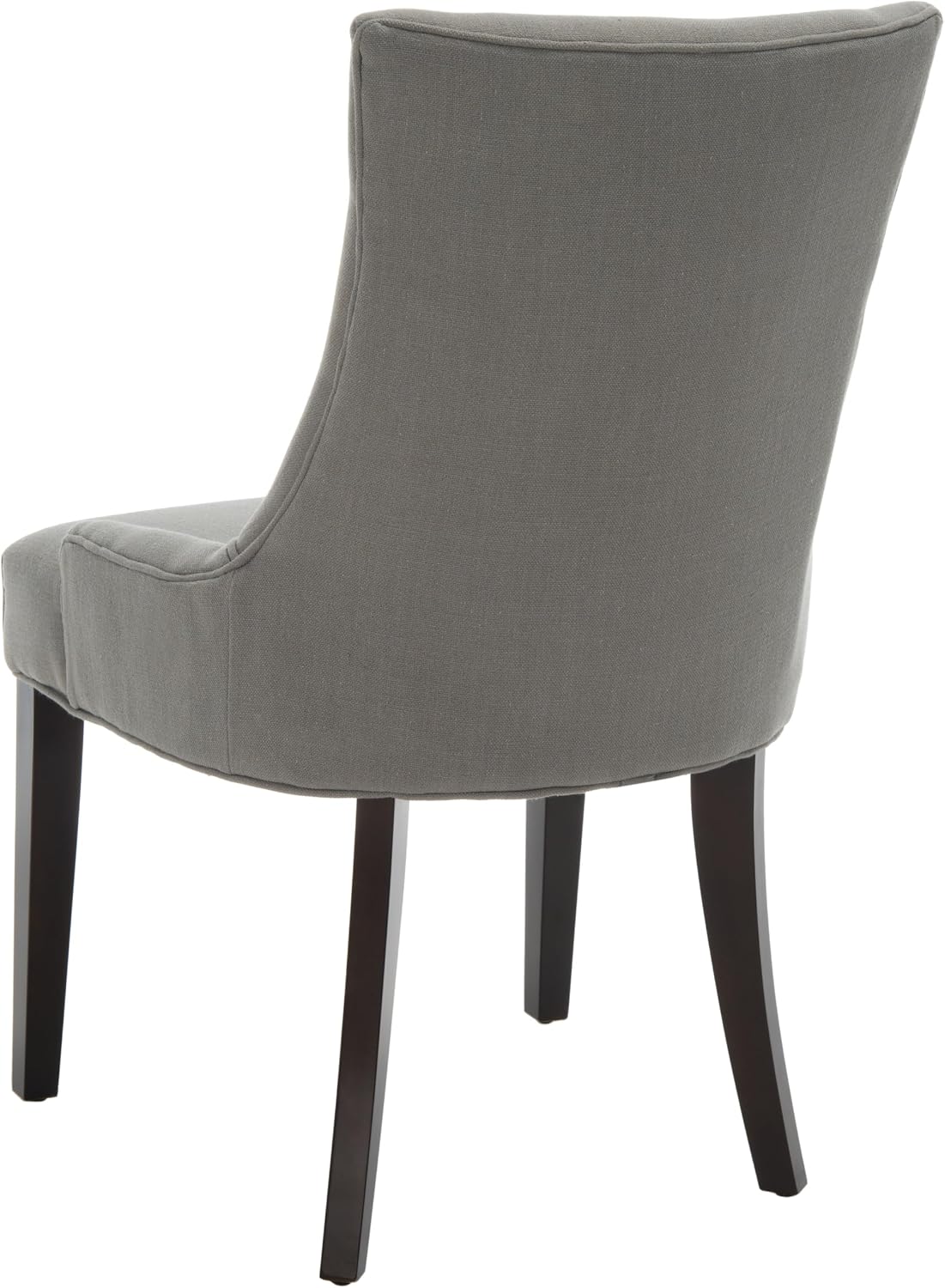 SAFAVIEH Home Collection - Lester Granite Upholstered Dining Chair, Modern Armless Design with Solid Wood Legs, Comfortable Seating for Dining Room or Kitchen (MCR4709B)