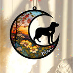 Personalized Dog Memorial, Custom Name Greater Swiss Mountain Dog Christmas Ornament with Name, Custom Breeds, Pet Loss Light Catcher, Gifts for Lovers Loss of Pet Sympathy on Mothers Day Christmas