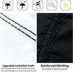 Heavy-Duty 210D Oxford Swing Cover-Waterproof UV-Resistant and Windproof Hammock with Drawstring((200cm*230cm) with storagebag)