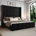 Queen Bed Frame with Extra Tall Headboard