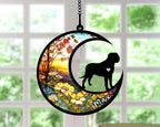 Personalized Dog Memorial, Custom Name English Mastiff Dog Christmas Ornament with Name, Custom Breeds, Pet Loss Light Catcher, Gifts for Lovers Loss of Pet Sympathy on Mothers Day Christmas