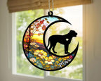 Personalized Dog Memorial, Custom Name Bullmastiff Dog Christmas Ornament with Name, Custom Breeds, Pet Loss Light Catcher, Gifts for Lovers Loss of Pet Sympathy on Mothers Day Christmas