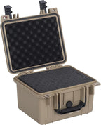 MEIJIA Portable All Weather IP67 Waterproof Camera Case,hard case with Customizable Fit Foam,Fit Use of Drones,Camera,Equipments,10.62 x9.68x6.87inches(Desert Tan)