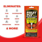 Fruit Fly BarPro – Vapor-Activated Insect Control Strip – Better Than Fruit Fly Traps – Kills Flies, Gnats, Roaches, Mosquitoes, and More – Odorless, 4 Month Protection