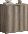 SICOTAS Buffet Cabinet with Storage Sideboard Cabinet with Doors & Shelves | Accent Sideboard Modern Credenza Fluted Storage Cabinet Mid Century Media Console for Living Room Kitchen Dining Hallway