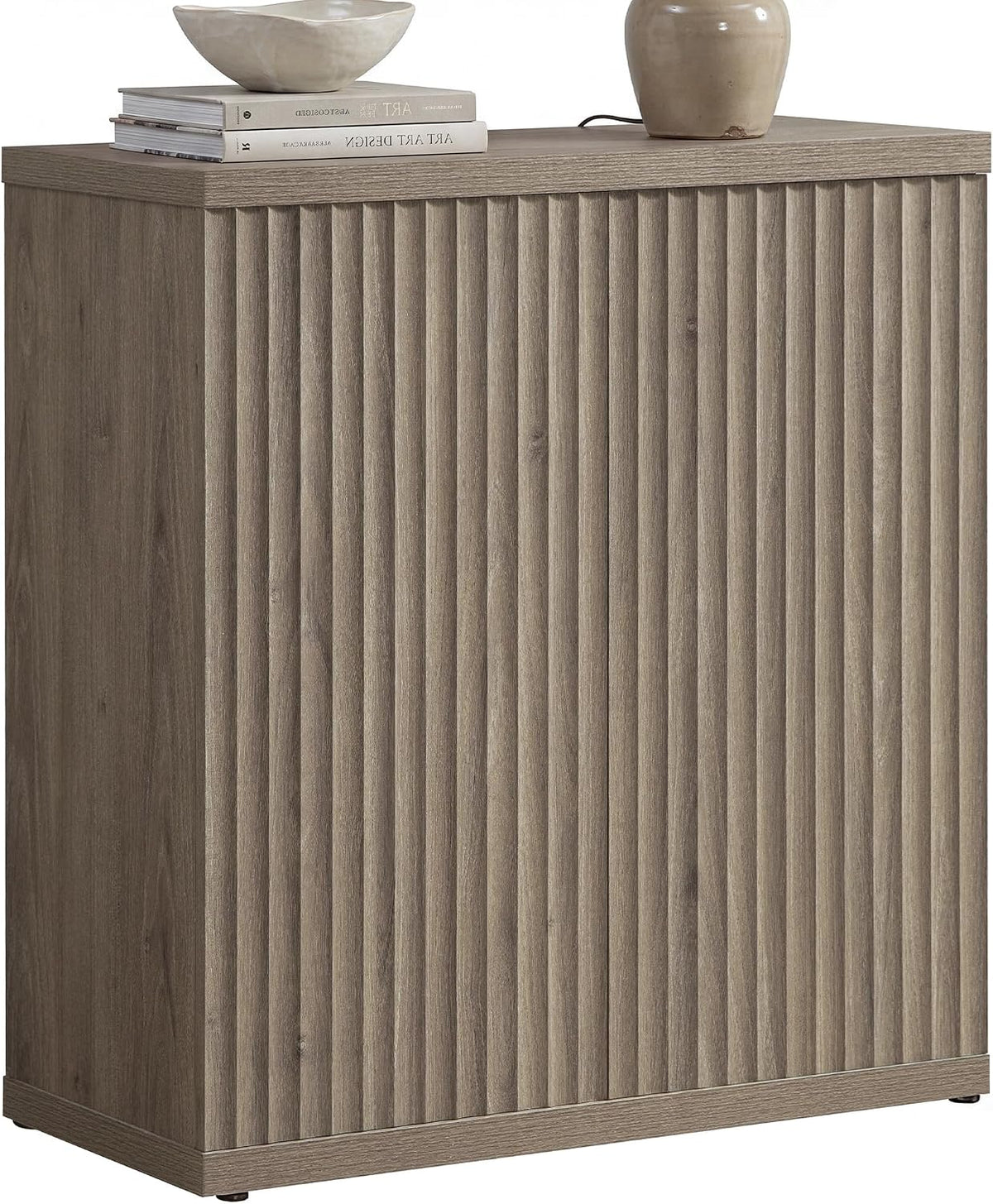 SICOTAS Buffet Cabinet with Storage Sideboard Cabinet with Doors & Shelves | Accent Sideboard Modern Credenza Fluted Storage Cabinet Mid Century Media Console for Living Room Kitchen Dining Hallway