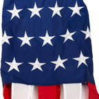 American Flag Windsock, 4th of July Patriotic Decorations, Embroidered Stars - Fade Resistant Patriotic Wind Socks Decorations 40 Inch