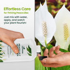 16oz Peace Lily Plant Indoor Live Fertilizer - Makes 96 Gallons of Peace Lily Fertilizer - Nutrient-Rich Liquid Plant Food for Lush Foliage, Stronger Roots, and Elegant White Blooms