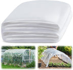 6 Mil Clear Greenhouse Plastic Sheeting,Transparent Plastic Film for Greenhouse, UV Resistant Polyethylene Film for Farm,Garden (8ftx25ft)