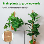 2 Pack Moss Pole, 35.4-Inch Moss Poles for Plants Monstera,Bendable Plant Support Stakes for Climbing Plants Indoor, Garden Trellis Plant Stick for Potted Plants, Pothos Philodendron