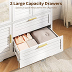 Armoire Wardrobe Closet with Mirror - 71“ Wood Clothing Storage Cabinet, Wardrobe Closet with Doors & 2 Drawers, Freestanding Bedroom Armoires and Wardrobes for Hanging Clothes, 3 Doors, White