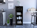 Rectangle Pantry Cabinet Black