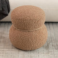 Snowman Stool, Seat Body Width 14.56 Inches, Round Belly, Playful Cute, Suitable for Any Space,Soft Stool