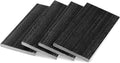 Tondiamo 10 Pcs Patio Chair Spring Plates Black Swivel Rocker Fiberglass Spring Plates Replacement Parts for Universal Outdoor Patio Furniture, 5 x 2. 5 x 0. 25 Inch(Black,4 Pieces)
