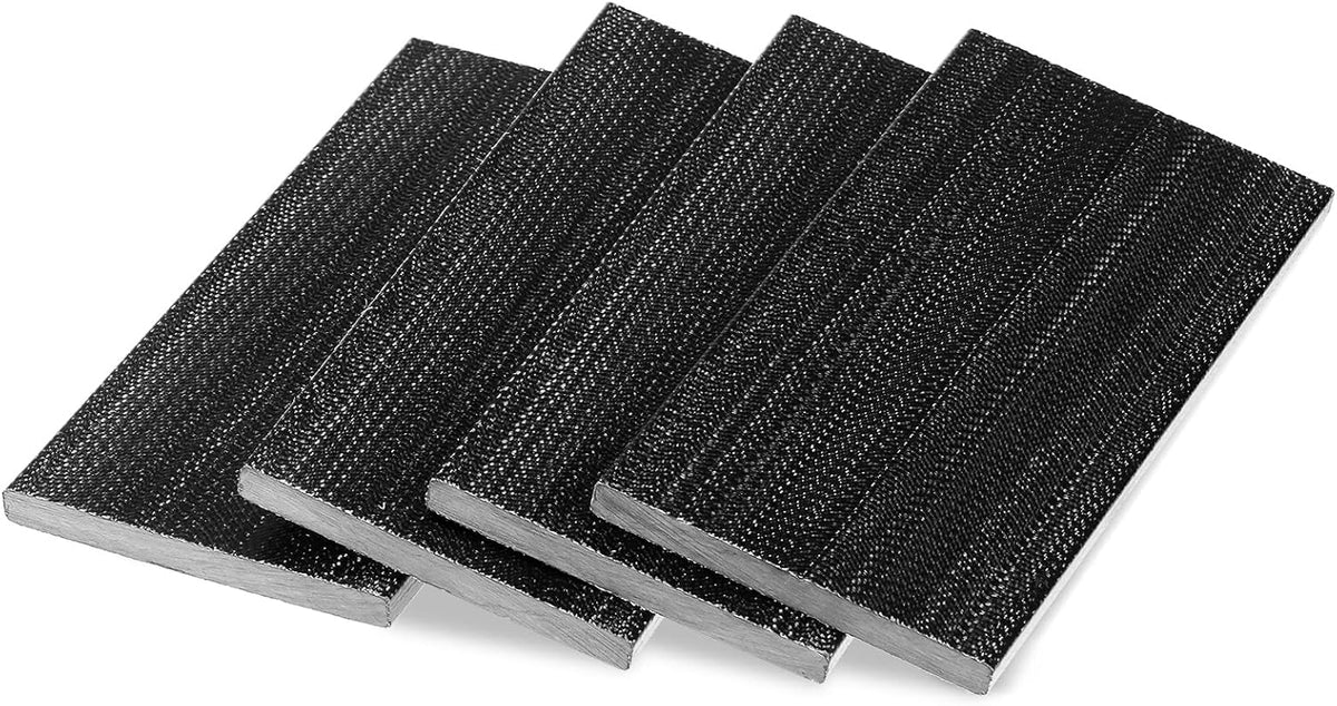 Tondiamo 10 Pcs Patio Chair Spring Plates Black Swivel Rocker Fiberglass Spring Plates Replacement Parts for Universal Outdoor Patio Furniture, 5 x 2. 5 x 0. 25 Inch(Black,4 Pieces)