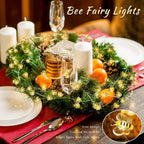 Bee Decor String Lights with Twinkling 10Ft 30Leds Battery Operated Spring Bee Bumble Cottage Core Decor Honey Gifts for DIY, Home, Classroom, Birthday, Party, Wedding, Christmas Tree