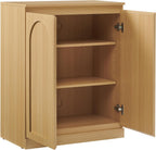 Crosley Furniture Marco Modern Kitchen Pantry Storage Cabinet with Shelves, Dining, or Laundry Room, Ash