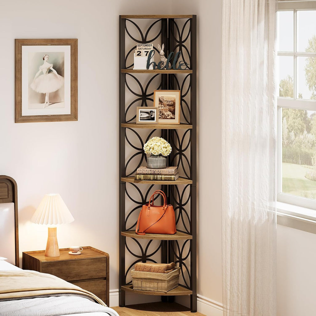Tribesigns 6-Tier Corner Shelf