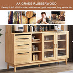 Pantry Storage Cabinet with Microwave Stand, Sliding Charging Station, Drawers & Shelves - Tall Food Pantry Organizer for Home, Metal Orifice Plate Included