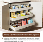 Farmhouse Kitchen Pantry Cabinet with 3 Drawers,71" Tall Rustic Wood Storage Cabinet with 6 Door Shelves,with Load-Bearing Steel Pipe,Pantry Organizers for Kitchen,Dining Room(Rustic Off White)