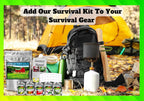 B&KM Farms 30,000+ Survival Seed Kit 5+ Year Supply. 50 Fruit & Vegetable Non-GMO Heirloom Seeds for Planting a Home Garden. Secure Emergency Weather-Proof Package(1, Large)