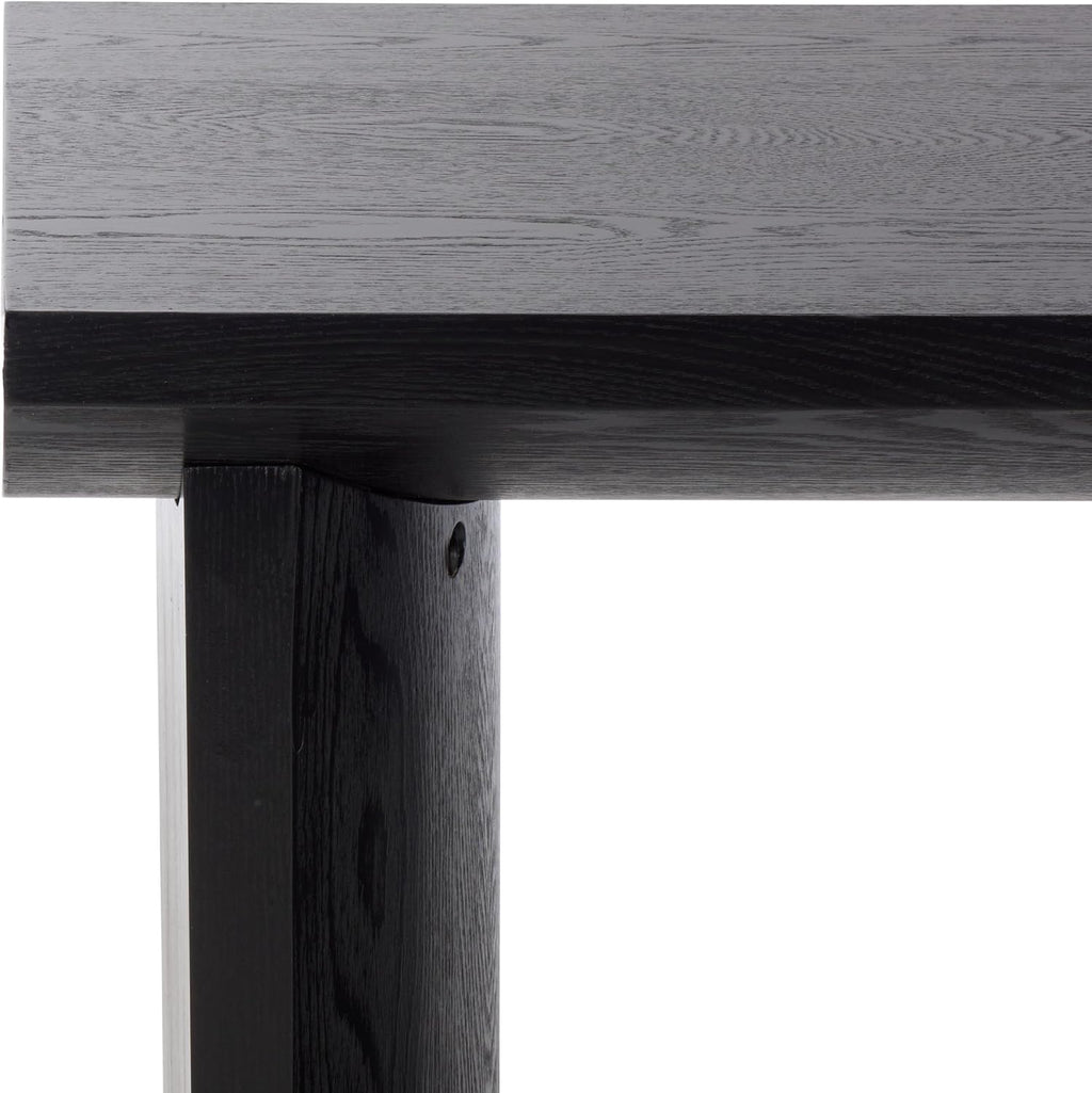SAFAVIEH Home Collection - Bara Modern End Table, Black Rectangular Accent Side Table (ACC2316B)