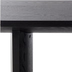 SAFAVIEH Home Collection - Bara Modern End Table, Black Rectangular Accent Side Table (ACC2316B)