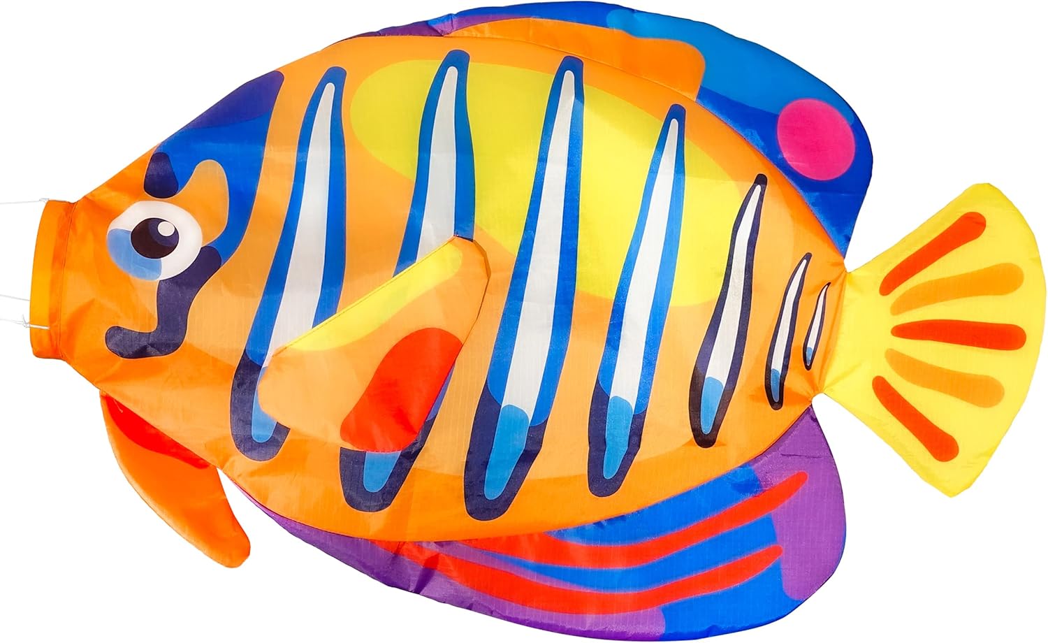 emma kites Royal Angelfish Windsock 30-inches Colorful Hanging Décor for Home Garden Backyard Deck Canopy Party Bike Flag