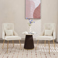 Velvet Dining Chairs Set of 2, Upholstered Velvet Accent Chairs, Kitchen Chair with Metal Legs & Lumbar Pillow for Dining/Living Room/Vanity