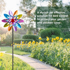Wind Spinners Outdoor Garden Decor, 13 Inches Metal Windmill Yard Decorations Outdoor, Wind Pinwheels Gardening Gifts for Women Mom Backyard, Patio, Lawn Decor