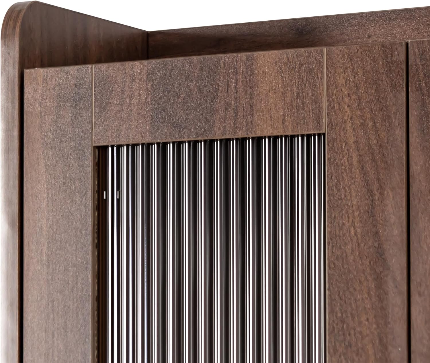 71“ Tall Kitchen Pantry Storage Cabinet, Modern Kitchen Hutch Bar Cabinet with Microwave Stand Buffet Sideboard with Hutch, Cupboard with Doors & Drawer, Coffee Bar Organizer for Dining Room (Walnut)