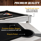 Barrington Billiards 7Ft Combo Table 3-in-1 Pool Table, Dining & Ping Pong