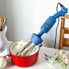 Commercial Electric Immersion Blender Hand held 6 Inch Removable Shaft, 6-Gallon capacity with single high speed (Whisk Attachment Only) - 220W and 270W Compatible